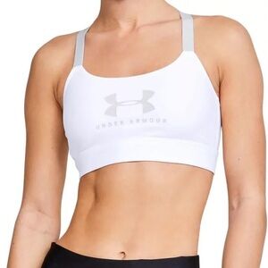 White Under Armour Sports Bra